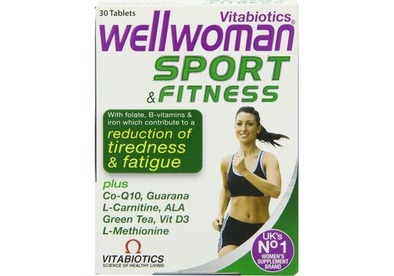 Vitabiotics Wellwoman Sport & Fitness Συμπλήρωμα Διατροφής για Γυναίκες που Γυμνάζονται 30caps - Συμπληρώματα Διατροφής στο Dvcare