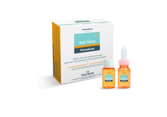 Frezyderm Hair Force Monodose Ειδική Αγωγή κατά της Τριχόπτωσης 14x10 ml - Τριχόπτωση στο Dvcare
