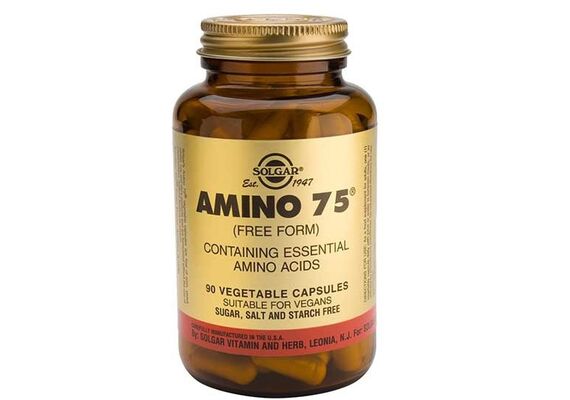 Solgar - Amino 75 - 90 veg.caps - Αμινοξέα - BCAA στο Dvcare