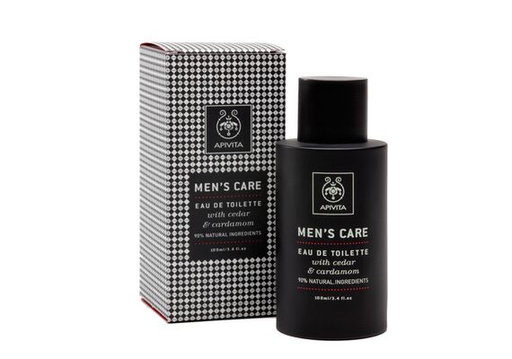 Apivita Mens Care Eau de Toilette Άρωμα με κάρδαμο & κέδρο 100ml - Αρώματα στο Dvcare