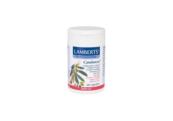 Lamberts CANDAWAY 60TABS - Συμπληρώματα Διατροφής στο Dvcare