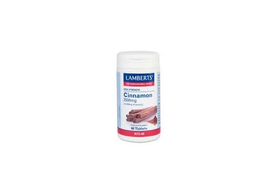 Lamberts Cinnamon 60Tabs - Συμπληρώματα Διατροφής στο Dvcare
