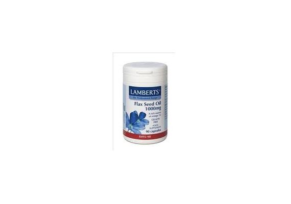 Lamberts FLAX SEED OIL 1000MG 90CAPS - Συμπληρώματα Διατροφής στο Dvcare