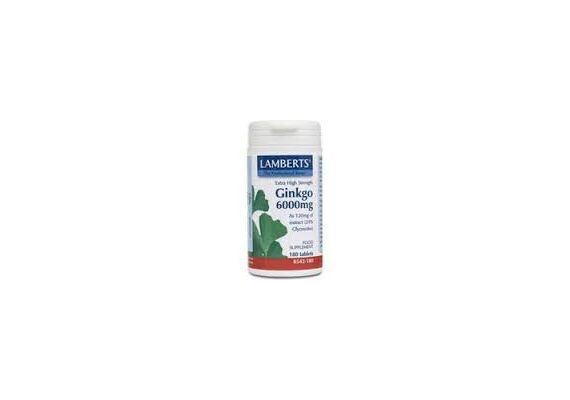 Lamberts HER GINKGO BILOBA 6000MG 180TABS - Συμπληρώματα Διατροφής στο Dvcare