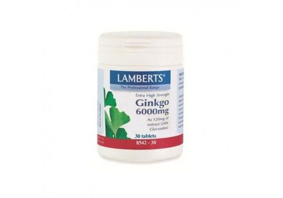 Lamberts Her Ginkgo Biloba 6000Mg 30Tabs - Συμπληρώματα Διατροφής στο Dvcare