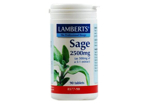 Lamberts Her Sage 2500Mg 90 Tabs Φασκόμηλο Σε Ταμπλέτες - Ορμονική Ισορροπία στο Dvcare