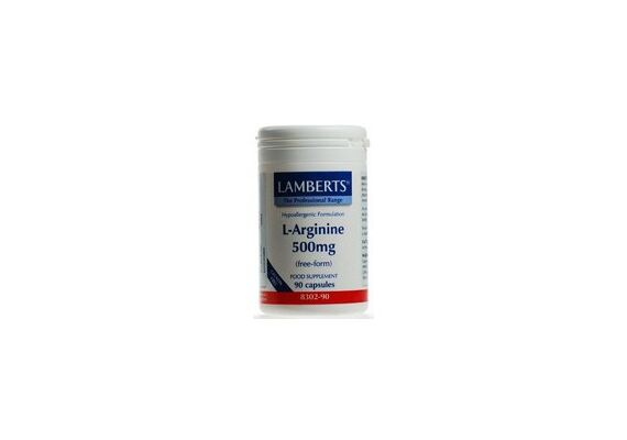 Lamberts L-Arginine 1000Mg 90Caps New Size - Συμπληρώματα Διατροφής στο Dvcare