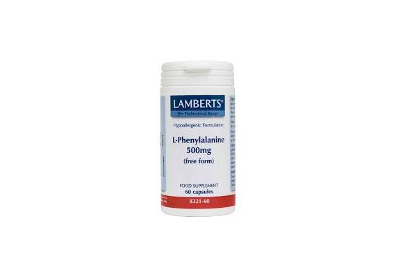 Lamberts L-PHENYLALANINE 60CAPS - Συμπληρώματα Διατροφής στο Dvcare