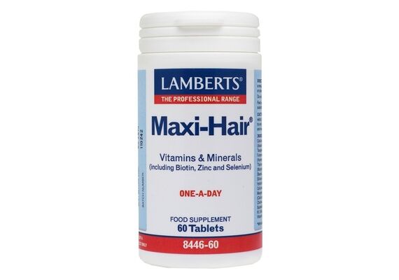Lamberts Maxi Hair New Formula  With Biotin And Selenium, 60Tabs - Τριχόπτωση στο Dvcare