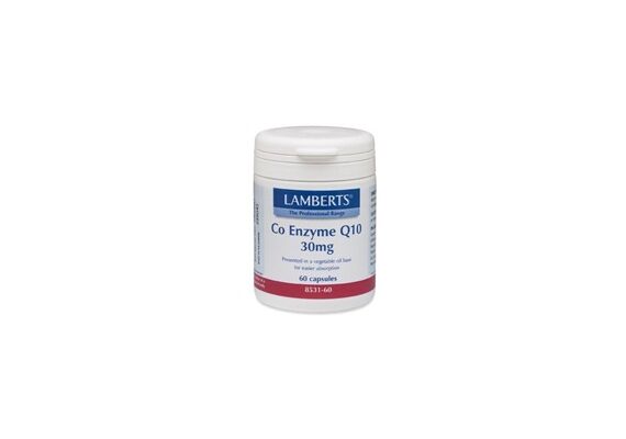 Lamberts Sup Co-Enzyme Q10 30Mg 60Caps - Συμπληρώματα Διατροφής στο Dvcare