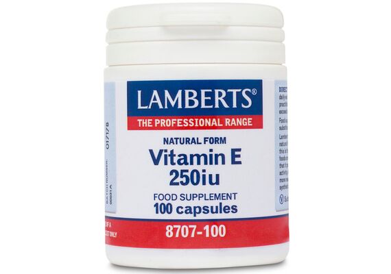 Lamberts Vit E-250Iu Natural 100Caps - Συμπληρώματα Διατροφής στο Dvcare