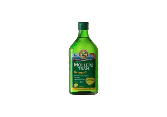 Mollers Cod Liver Oil Μουρουνέλαιο με γεύση λεμόνι 250ml - Ιχθυέλαια  στο Dvcare