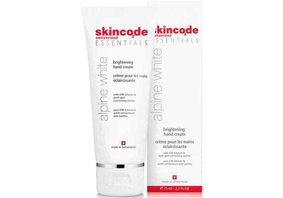 Skincode Alpine White Brightening Hand Cream Λευκαντική Κρέμα για Σκασμένα Χέρια 75ml - Κρέμα Χεριών  στο Dvcare