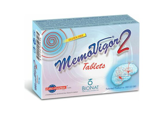 Bionat Pharm Memovigor 2 20 ταμπλέτες - Μνήμη & Συγκέντρωση στο Dvcare