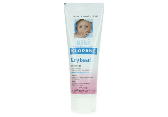 Klorane BeBe Eryteal Καταπραϋντική Κρέμα Αλλαγής Πάνας 75gr - Κρέμες Αλλαγής Πάνας στο Dvcare