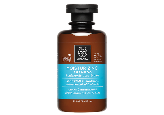Apivita Holistic Hair Care Σαμπουάν Ενυδάτωσης με Αλόη & Υαλουρονικό Οξύ 250ml - Σαμπουάν & Conditioner στο Dvcare
