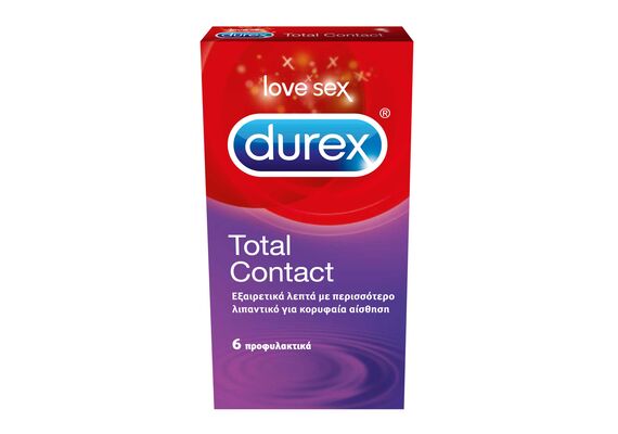 Durex Προφυλακτικά Total Contact 6τμχ - Προφυλακτικά στο Dvcare