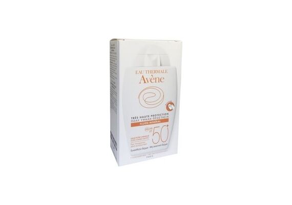 Avene Eau Thermale Fluide Mineral SPF50 Αντηλιακό Προσωπου για Ευαίσθητα Μη Ακνεϊκά δέρματα 40ml - Πρόσωπο στο Dvcare