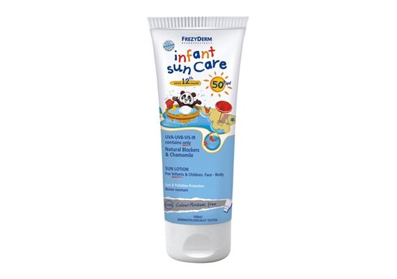 Frezyderm Infant Sun Care Αντηλιακό Γαλάκτωμα Προσώπου & Σώματος για Νήπια SPF50 100ml + 50ml ΔΩΡΟ - Παιδί στο Dvcare