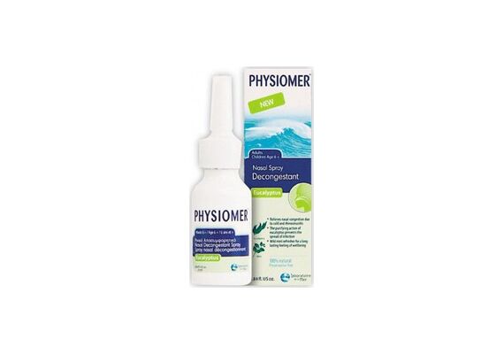 Physiomer Hypertonic Eucalyptus Υπέρτονο Αποσυμφορητικό με διάλυμα Θαλασσινού νερού 20ml - Βουλωμένη Μύτη στο Dvcare