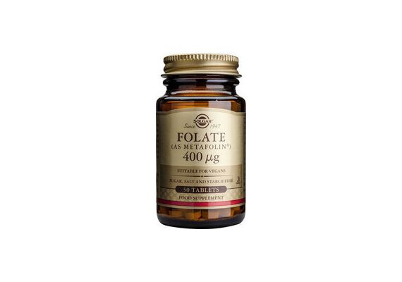 Solgar Folate as metafolin 400mg 50tabs - Εγκυμοσύνη & Γαλουχία στο Dvcare