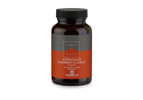 Terranova Astragalus, Elderberry & Garlic Complex Συμπλήρωμα Διατροφής για τόνωση του ανοσοποιητικού συστήματος 50caps - Συμπληρώματα στο Dvcare