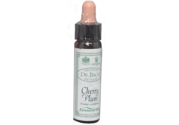 Ainsworths Ανθοΐαμα Bach Cherry Plum για Αυτοέλεγχο 10ml - Ανθοϊάματα Μπαχ στο Dvcare