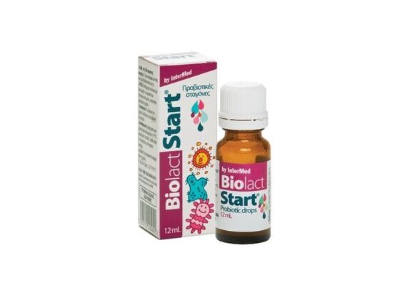 Intermed Biolact Start  Προβιοτικές Σταγόνες 12ml - Προβιοτικά για Παιδιά στο Dvcare