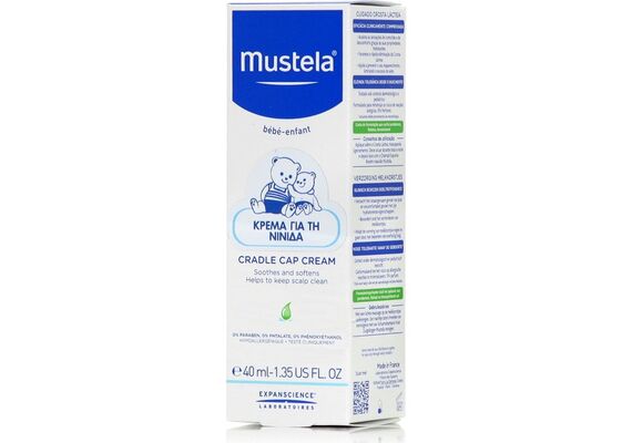 Mustela Cradle Cap Cream Κρέμα Για Νινιδα 40ml - Βρεφική Περιποίηση στο Dvcare