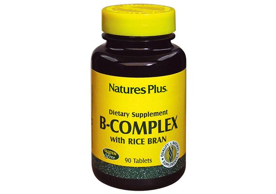 Natures Plus B - Complex Συμπλήρωμα Διατροφής με Σύμπλεγμα Βιταμινών B 90tabs - Βιταμίνη B στο Dvcare