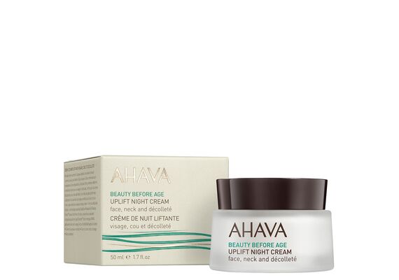 Ahava Beauty Before Age Uplift Night Cream  Ενυδατική Και Θρεπτική  Κρέμα Νυκτας Με Δράση Λίφτινγκ Για Το Πρόσωπο Και Το Ντεκολτέ 50ml - Ενυδάτωση στο Dvcare