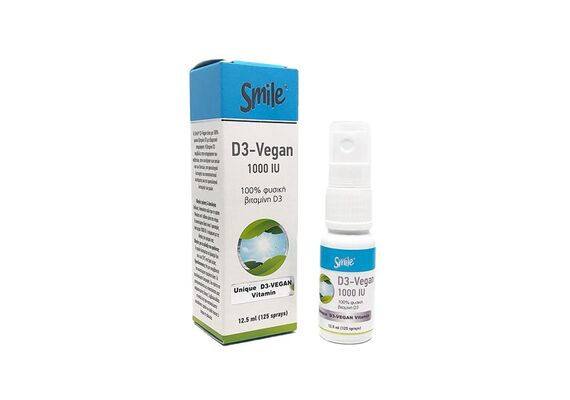 Am Health Smile D3 1000IU Vegan Spray 12.5ML - Βιταμίνη D στο Dvcare