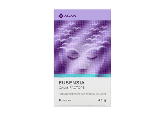 Agan Samcos Eusensia Calm Factors Συμπλήρωμα Κατά του Άγχους της Έντασης και της Νευρικότητας 10vegicaps - Νευρικό Σύστημα & Εγκέφαλος στο Dvcare
