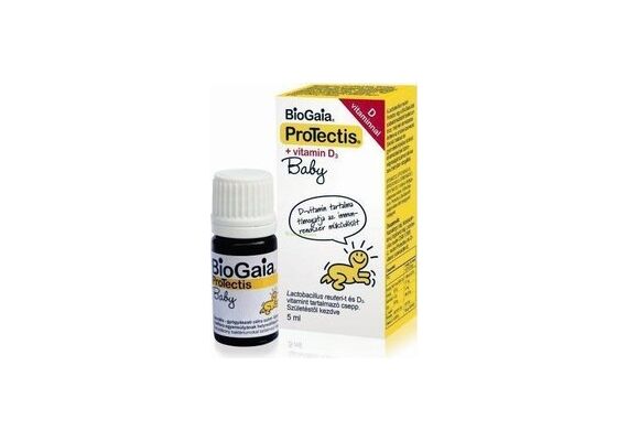 Biogaia Protectis Baby + Vitamin D3 Προβιοτικό σε σταγόνες με Βιταμίνη D3 για την Αντιμετώπιση των Κολικών 5ml - Προβιοτικά για Παιδιά στο Dvcare