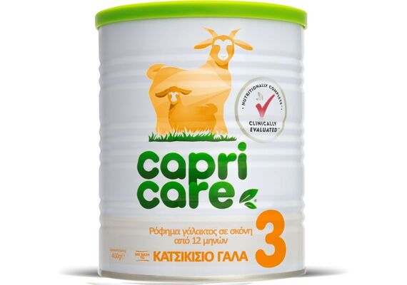 Capri Care 3 Κατσικίσιο Γάλα για Βρέφη από τον 12ο μήνα 400gr - Βρεφικές Τροφές στο Dvcare