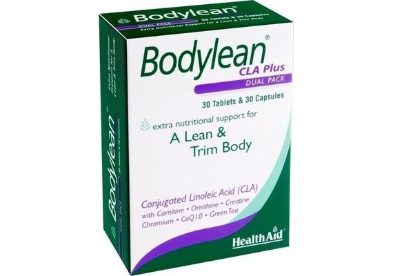 Health Aid Bodylean CLA plus Dual Pack 30 Tbs+30Caps - Χάπια Αδυνατίσματος στο Dvcare