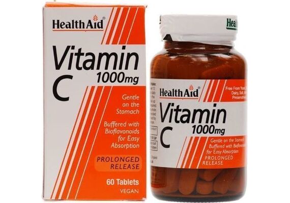 Health Aid Vitamin C 1000mg 60tabs - Βιταμίνη C στο Dvcare