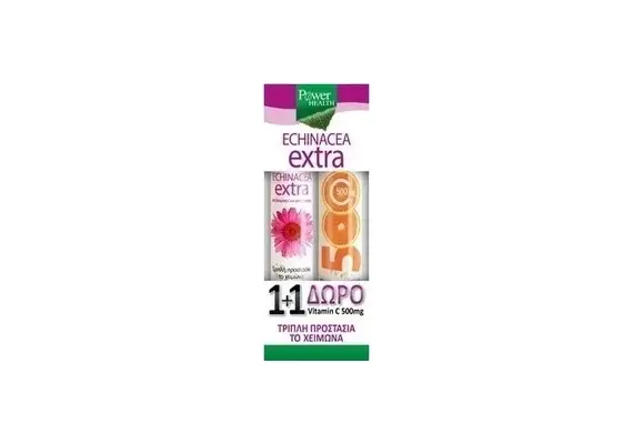Power Health Echinacea Extra 24tabs Με Δώρο Vitamin C 500mg 20tabs - Ενίσχυση Ανοσοποιητικού στο Dvcare