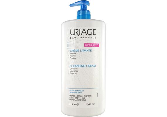 Uriage Eau Thermale Cleansing Cream Κρέμα Καθαρισμού για Πρόσωπο Σώμα Μαλλιά με Ενυδατικό Αποτέλεσμα 1lt - Καθαρισμός - Ντεμακιγιάζ στο Dvcare