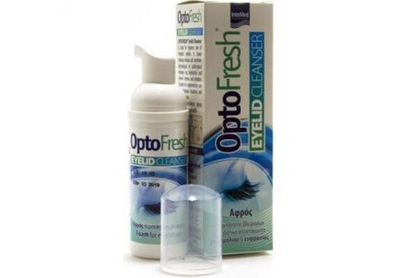 Intermed OptoFresh Eyelid Cleanser Αφρός Περιποίησης Βλεφάρων Με Υδατικά Αποστάγματα Χαμομηλιού & Ευφρασιας 50ml - Εναλλακτικές θεραπείες στο Dvcare