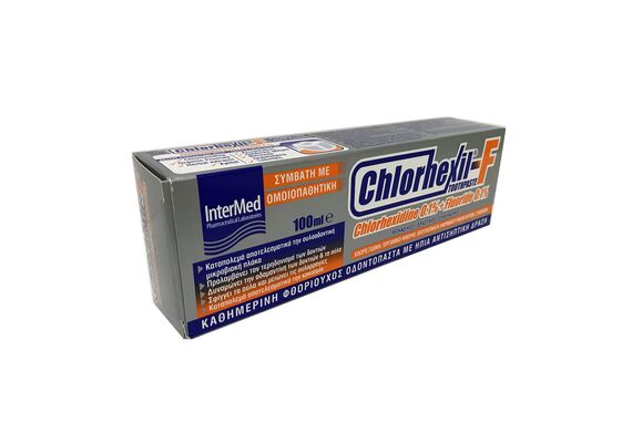 InterMed Chlorhexil-F Toothpast Με Αντισηπτική Δράση 100ml - Οδοντόκρεμες  στο Dvcare