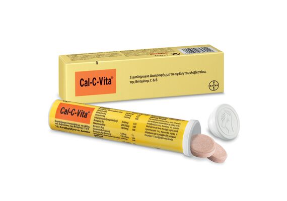 Bayer Cal--Vita Συμπλήρωμα Διατροφής Με Τα Οφέλη Του Ασβεστίου Την Βιταμίνη C Και B - Βιταμίνες & Μέταλλα στο Dvcare