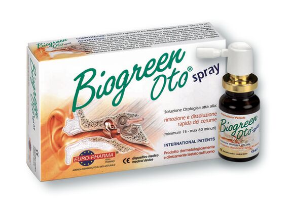 BioGreen Oto Spray Rapidly Removing And Dissolving The Ear Wax - Εναλλακτικές θεραπείες στο Dvcare