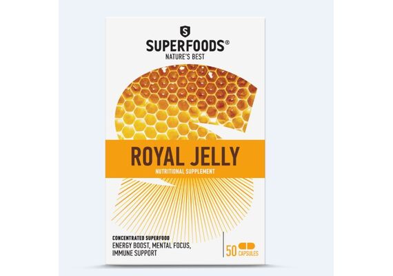 Superfoods Βασιλικός Πολτός 525mg Συμπλήρωμα Για Ενέργεια, Συγκέντρωση Και Ανοσοποιητικο  50caps - Υπερτροφές στο Dvcare
