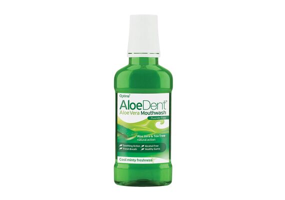 Optima AloeDent Aloe Vera Mouthwash Aloe Vera & Tea Tree Για Φυσική Προστασία - Καλλυντικά στο Dvcare