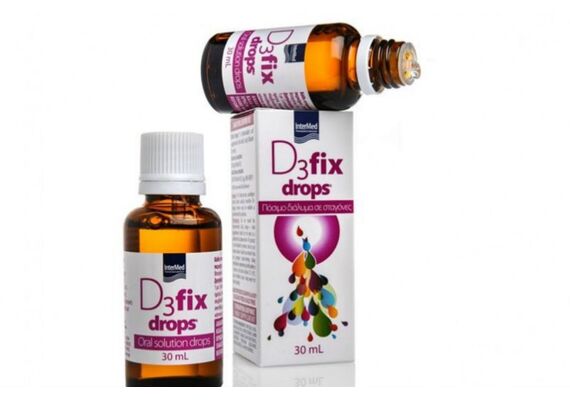 Intermed D3Fix Drops Διαλυμα Ποσιμο Βιταμινης D3 30ml - Βιταμίνη D στο Dvcare