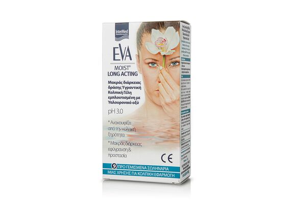 Intermed Eva Moist Long Acting Ph 3.0 Υγραντική Κολπική Γελη Εμπλουτισμενη Με Υαλουργικού Οξύ - Ευαίσθητη Περιοχή στο Dvcare