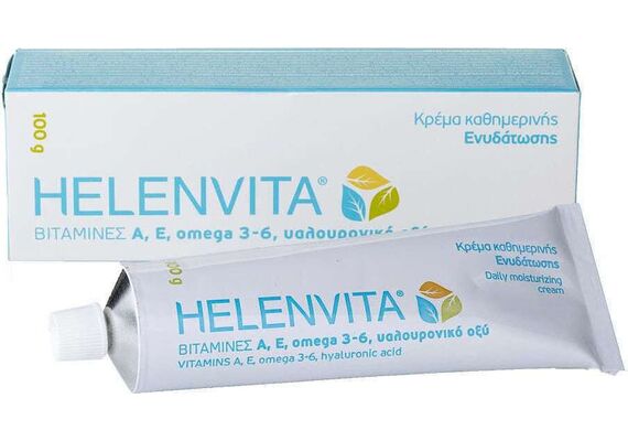 Helenvita Vitamins A,E, Omega 3-6, Hyaluronic Acid Καθημερινή Κρέμα Προσώπου 100gr - Καλλυντικά στο Dvcare