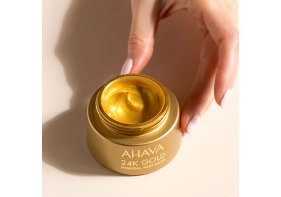 Ahava 24K Gold Mineral Mud Mask Μάσκα Ενυδατική Που Χαρίζει Σφριγηλότητα Και Λάμψη Στο Δέρμα 50ml - Μάσκες Ομορφιάς στο Dvcare