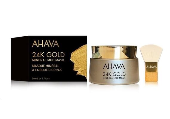 Ahava 24K Gold Mineral Mud Mask Μάσκα Ενυδατική Που Χαρίζει Σφριγηλότητα Και Λάμψη Στο Δέρμα 50ml - Μάσκες Ομορφιάς στο Dvcare